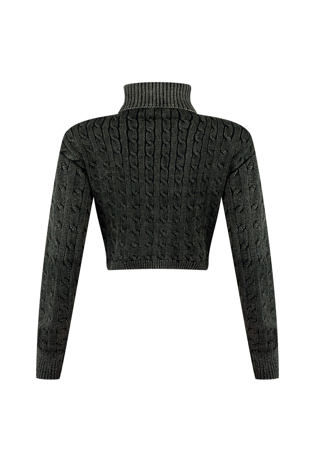 Vittoria Turtle Neck Cable Knit Sweater