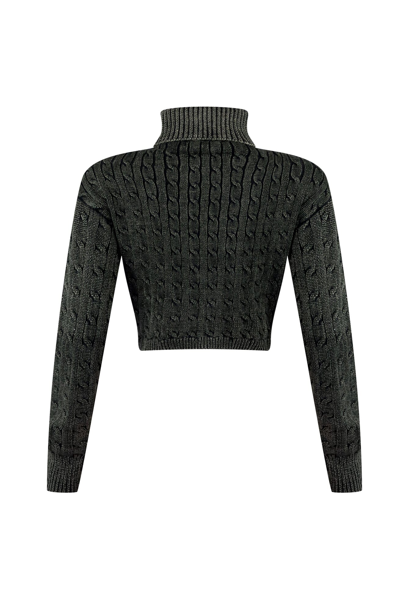 Vittoria Turtle Neck Cable Knit Sweater