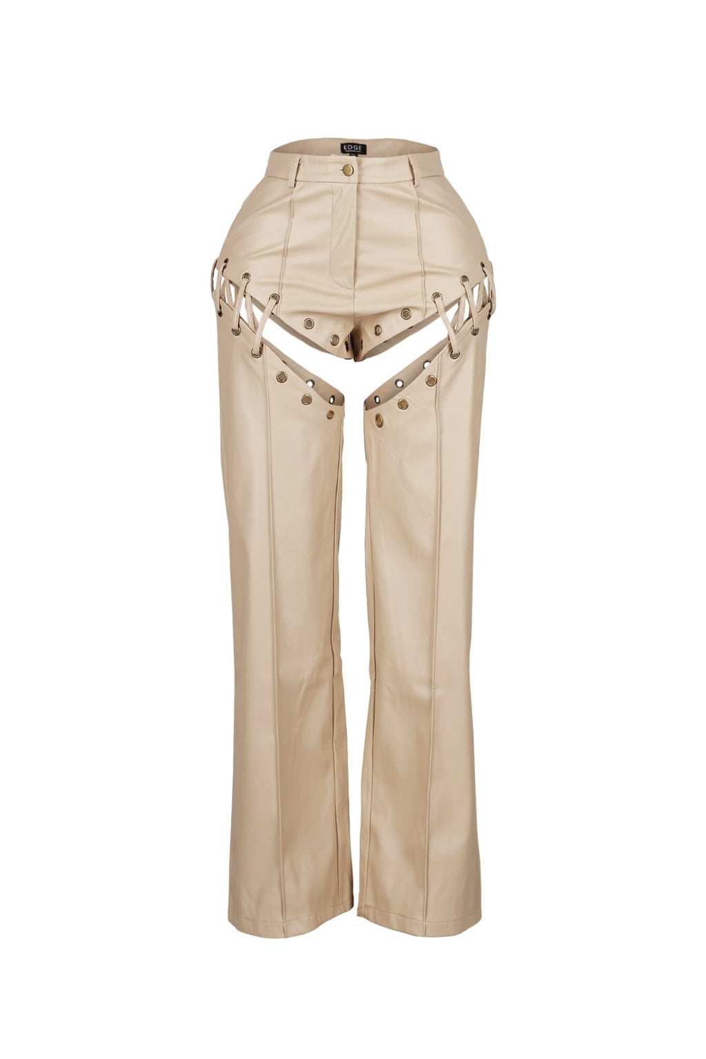 Jetta PU Lace Up Pants