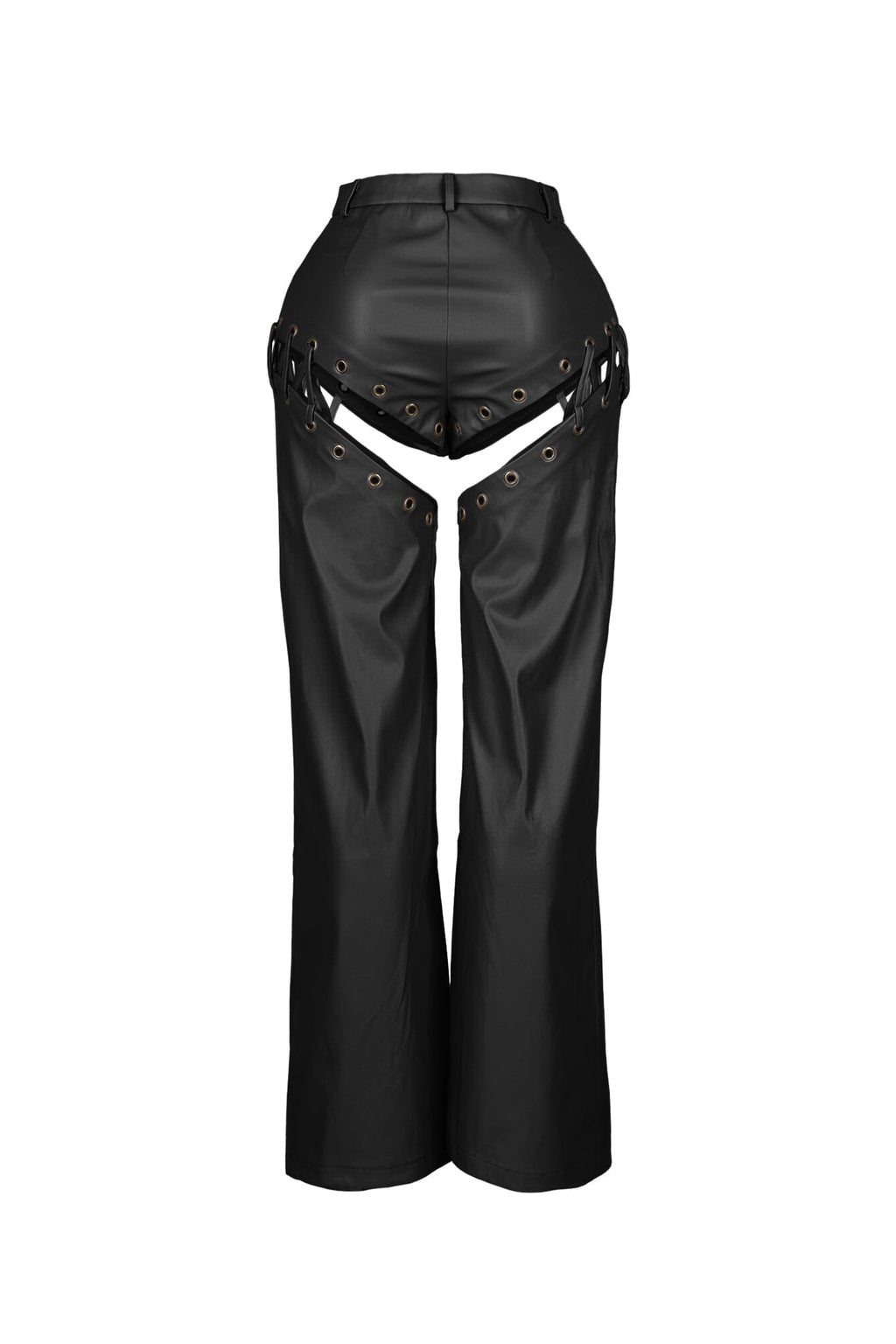 Jetta PU Lace Up Pants