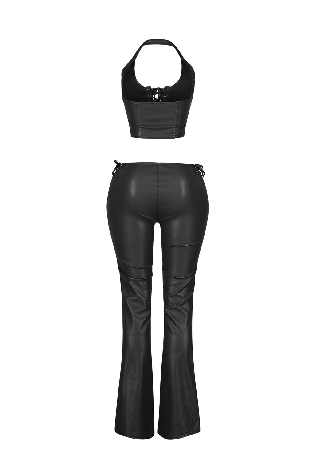 Vegas Vice PU Halter Top & Pants SET