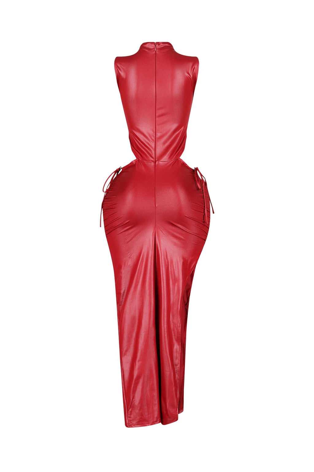 Astoria Faux Leather Maxi Dress