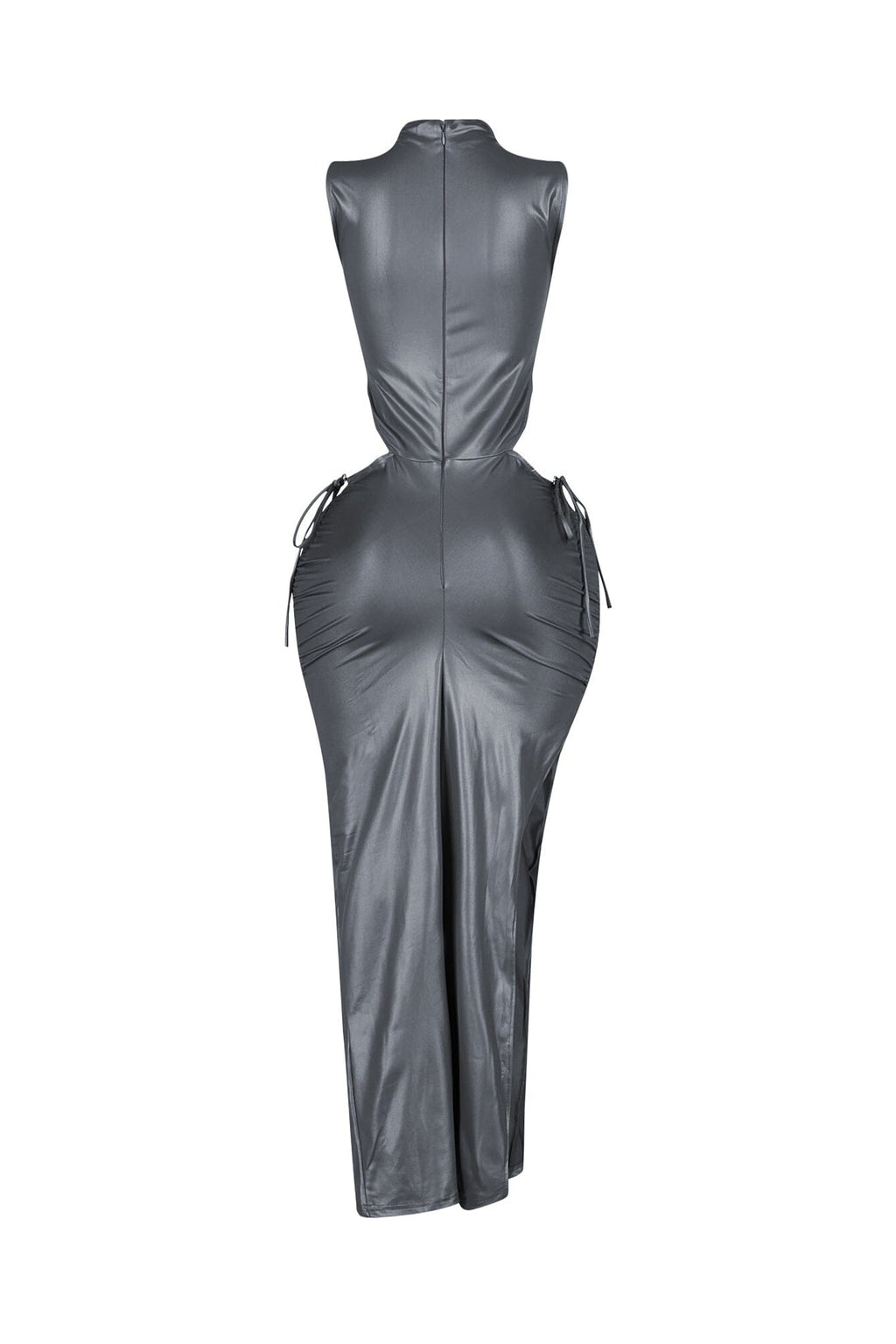 Astoria Faux Leather Maxi Dress