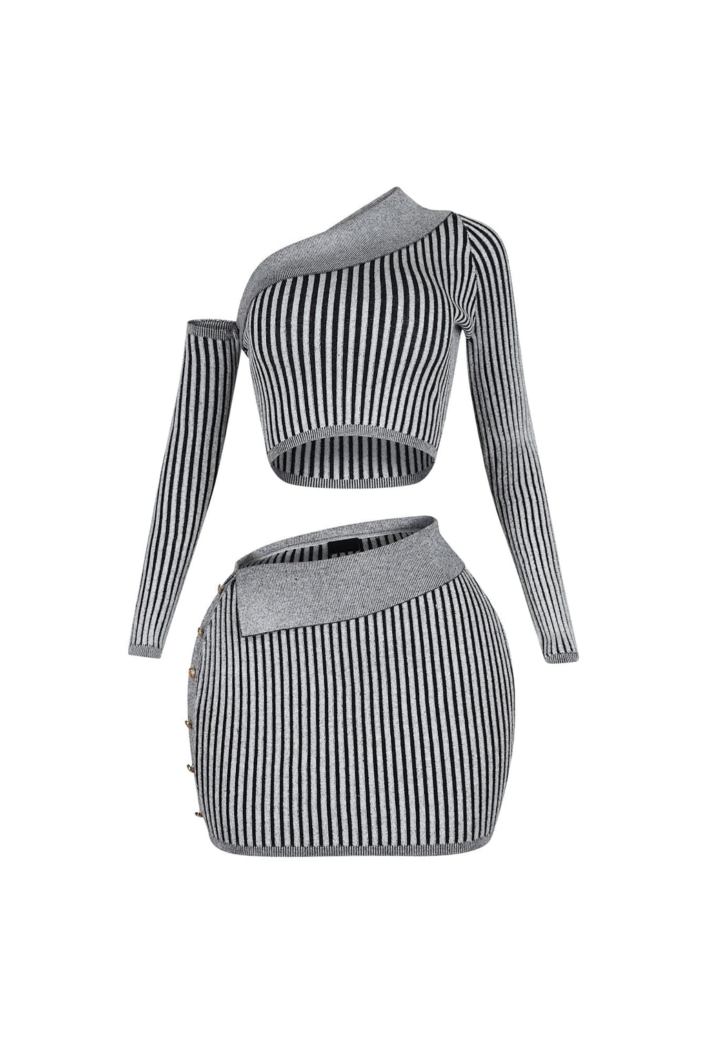 Romanticizing Fall Knit Top & Skirt SET