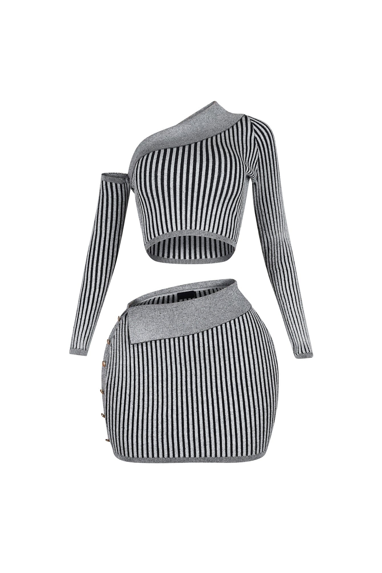 Romanticizing Fall Knit Top & Skirt SET