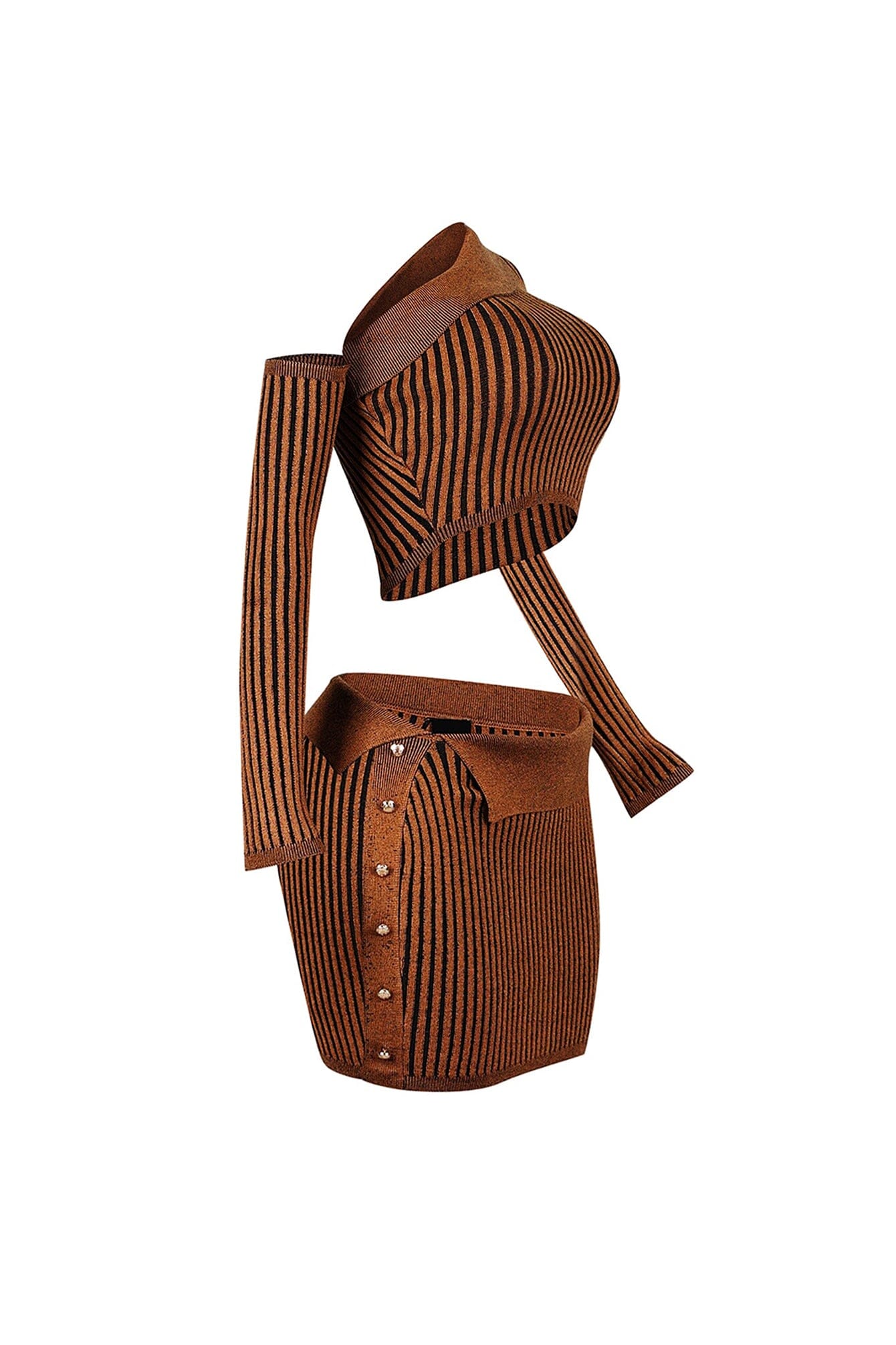 Romanticizing Fall Knit Top & Skirt SET