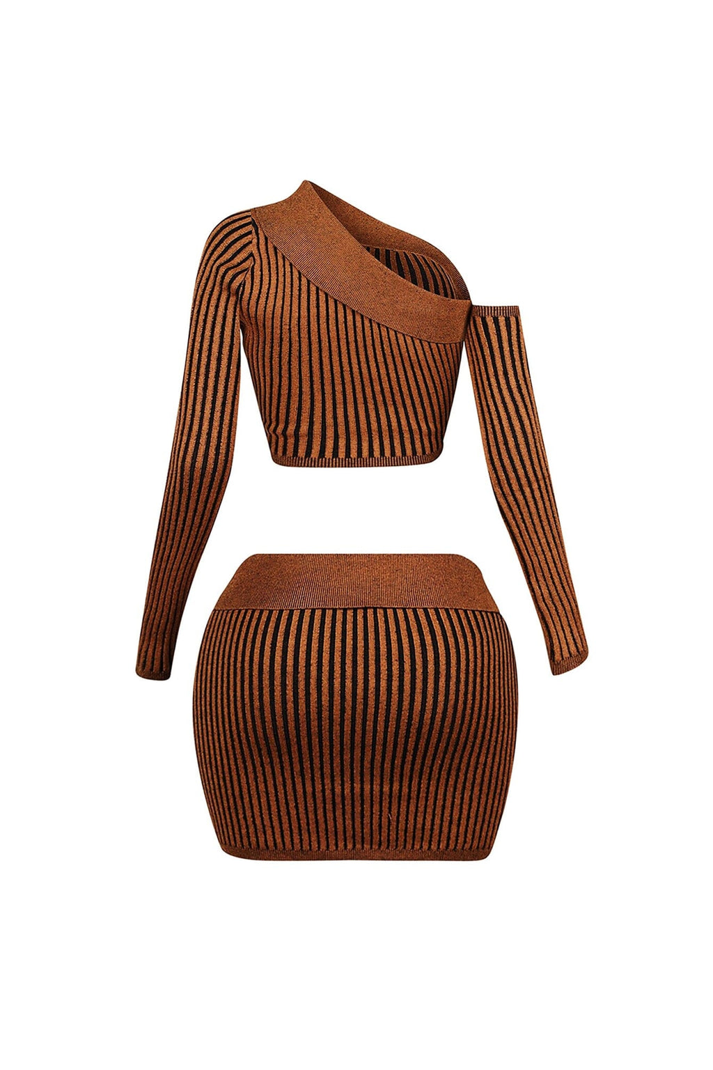 Romanticizing Fall Knit Top & Skirt SET