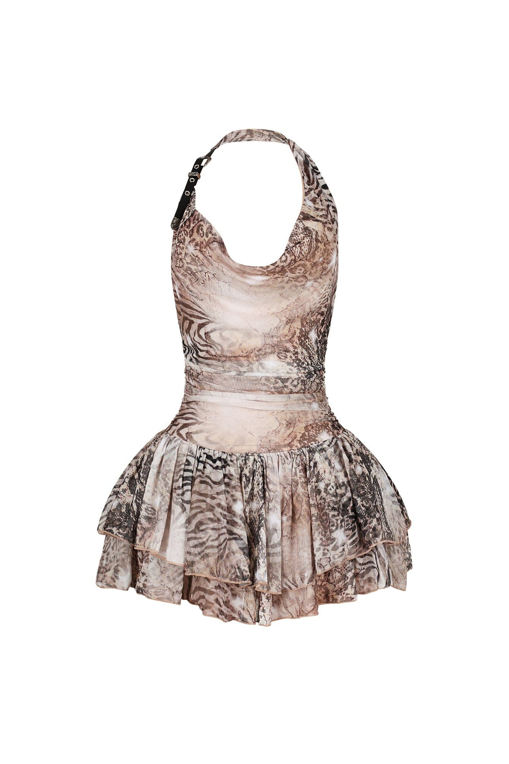 Shane Animal Print Mini Dress