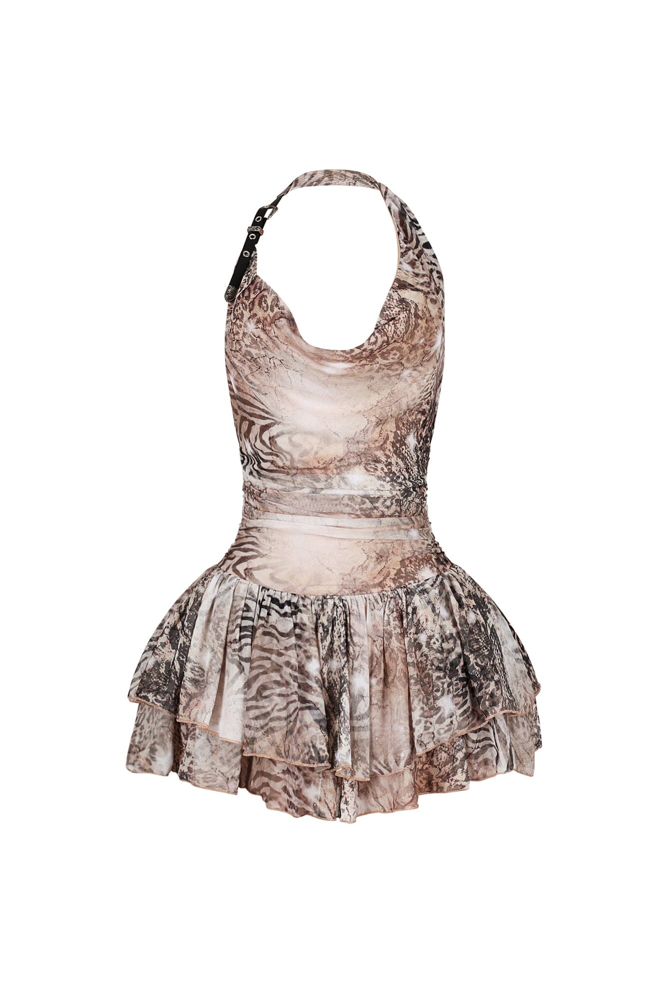 Shane Animal Print Mini Dress