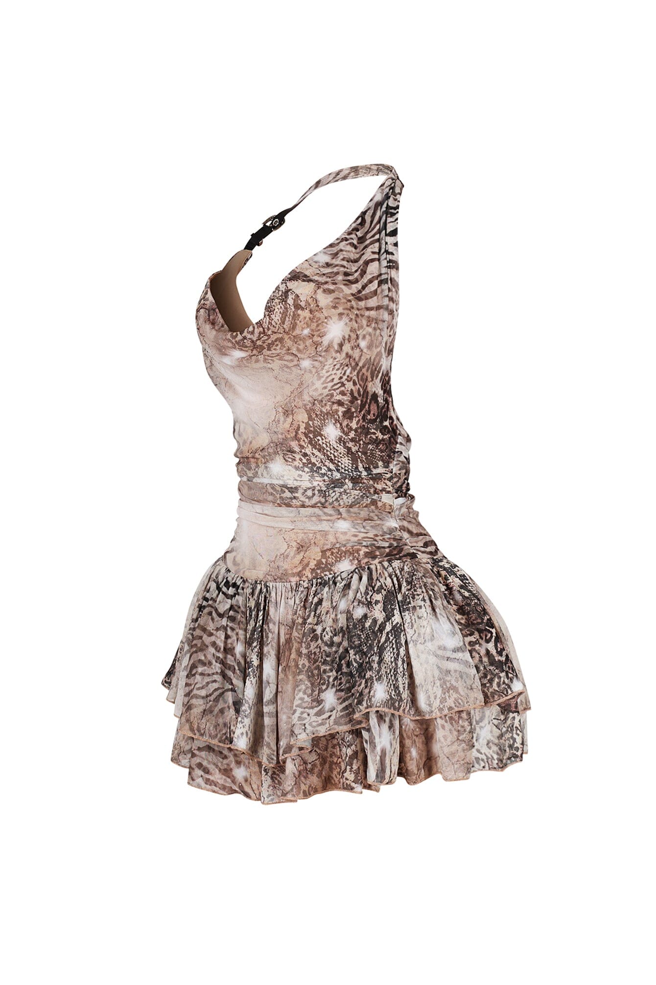 Shane Animal Print Mini Dress