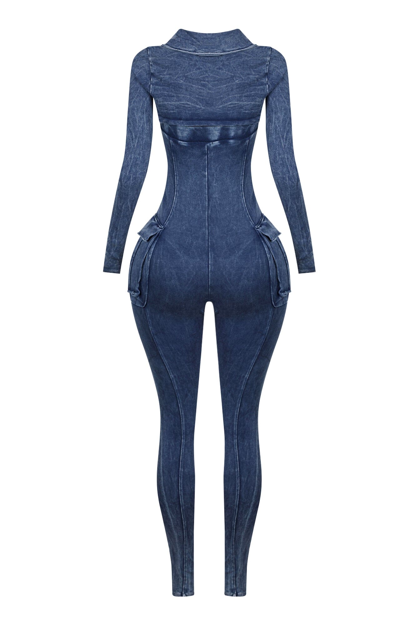 Jennie Mineral Washed Jumpsuit With Cardigan