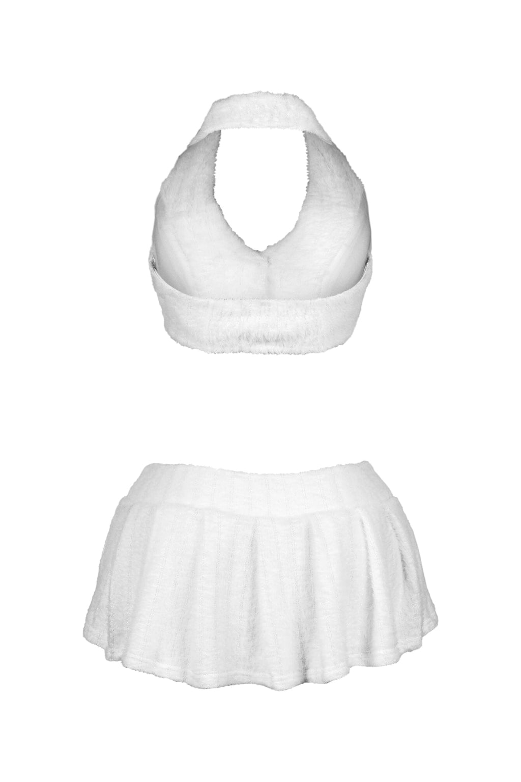 Twinkle You On Fuzzy Glitter Top & Skirt SET