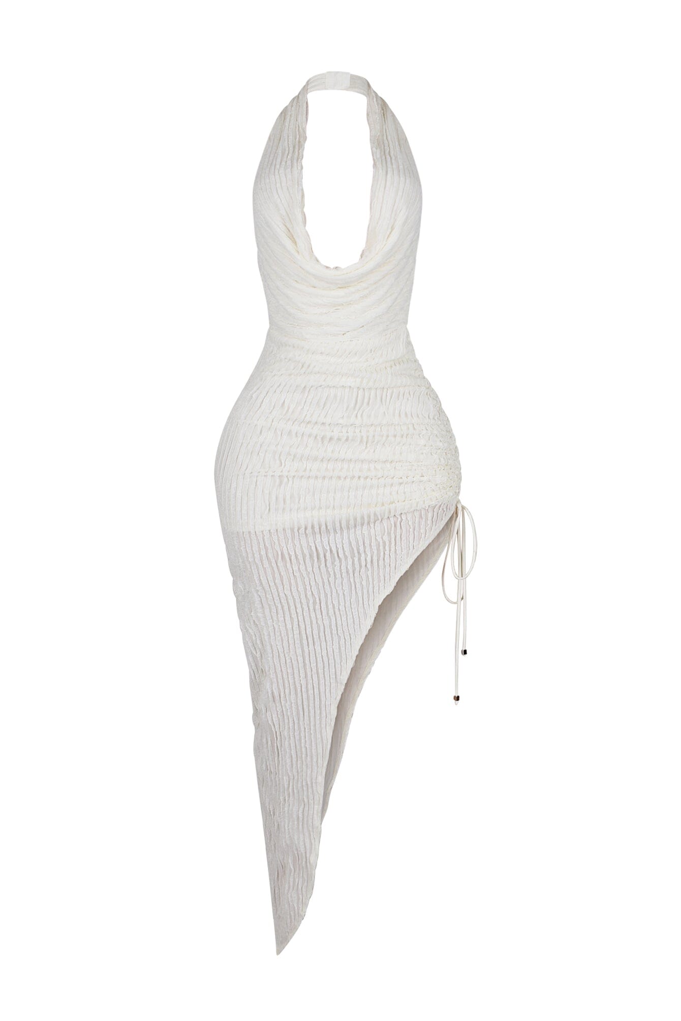 Seraphine Ruffle Cowl Neck Maxi Dress