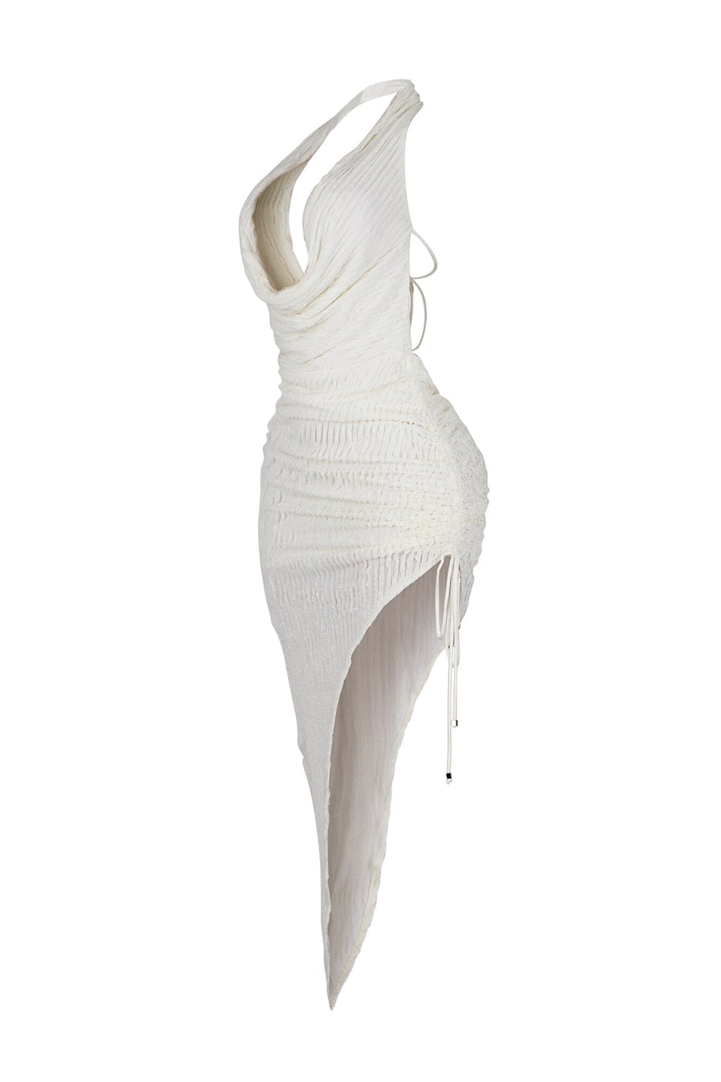 Seraphine Ruffle Cowl Neck Maxi Dress