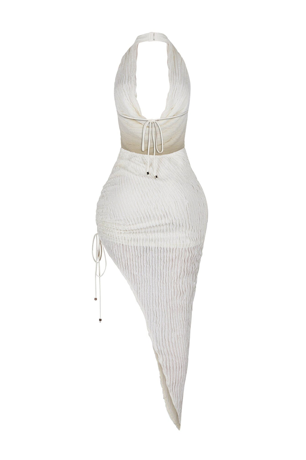 Seraphine Ruffle Cowl Neck Maxi Dress