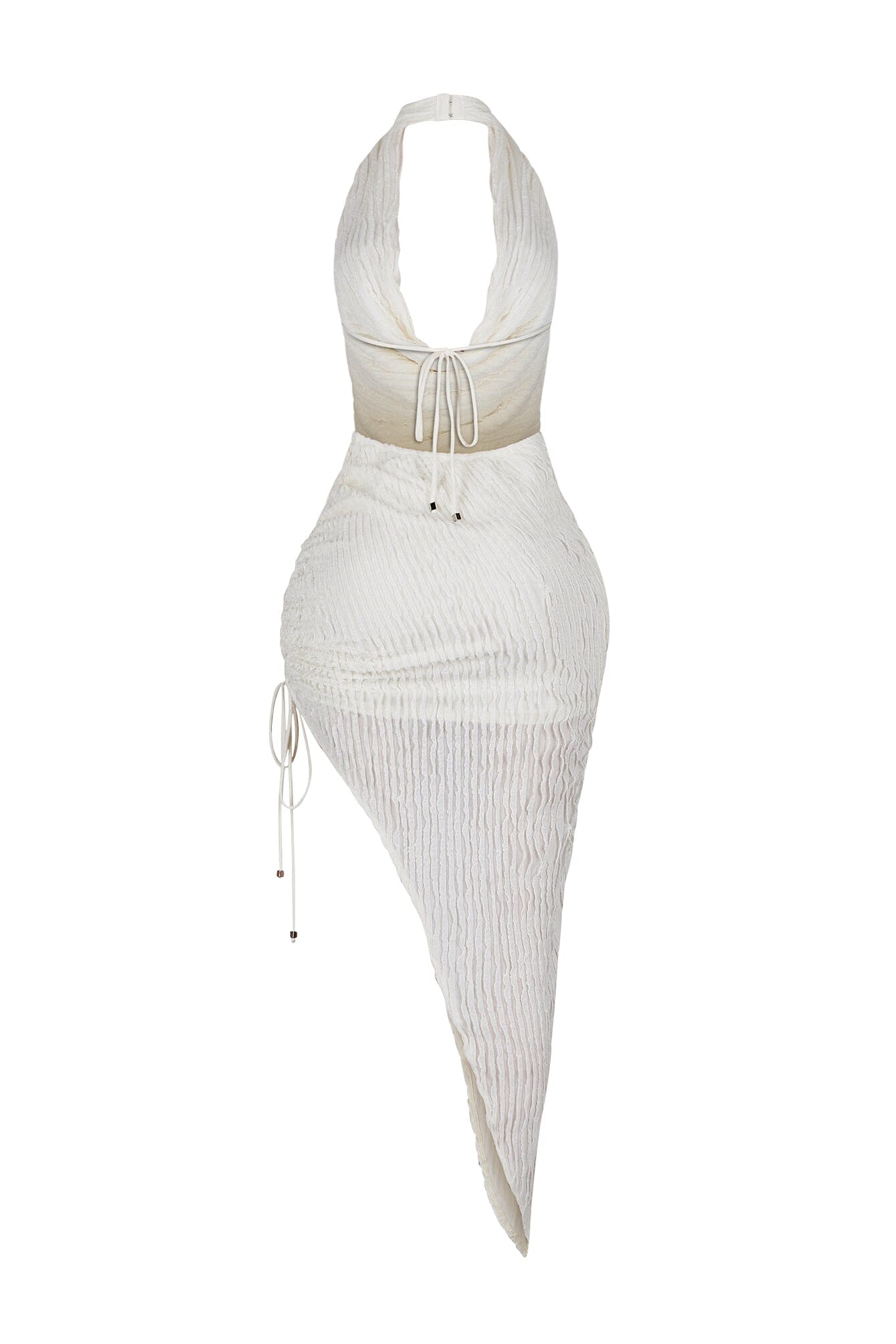 Seraphine Ruffle Cowl Neck Maxi Dress