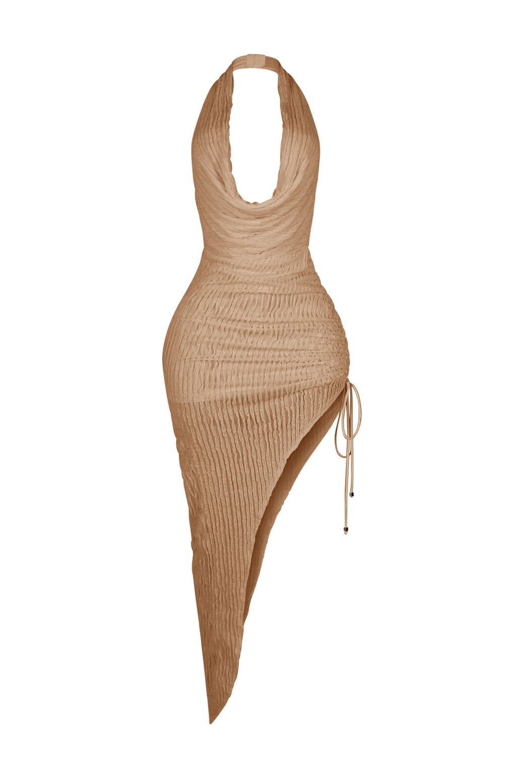 Seraphine Ruffle Cowl Neck Maxi Dress