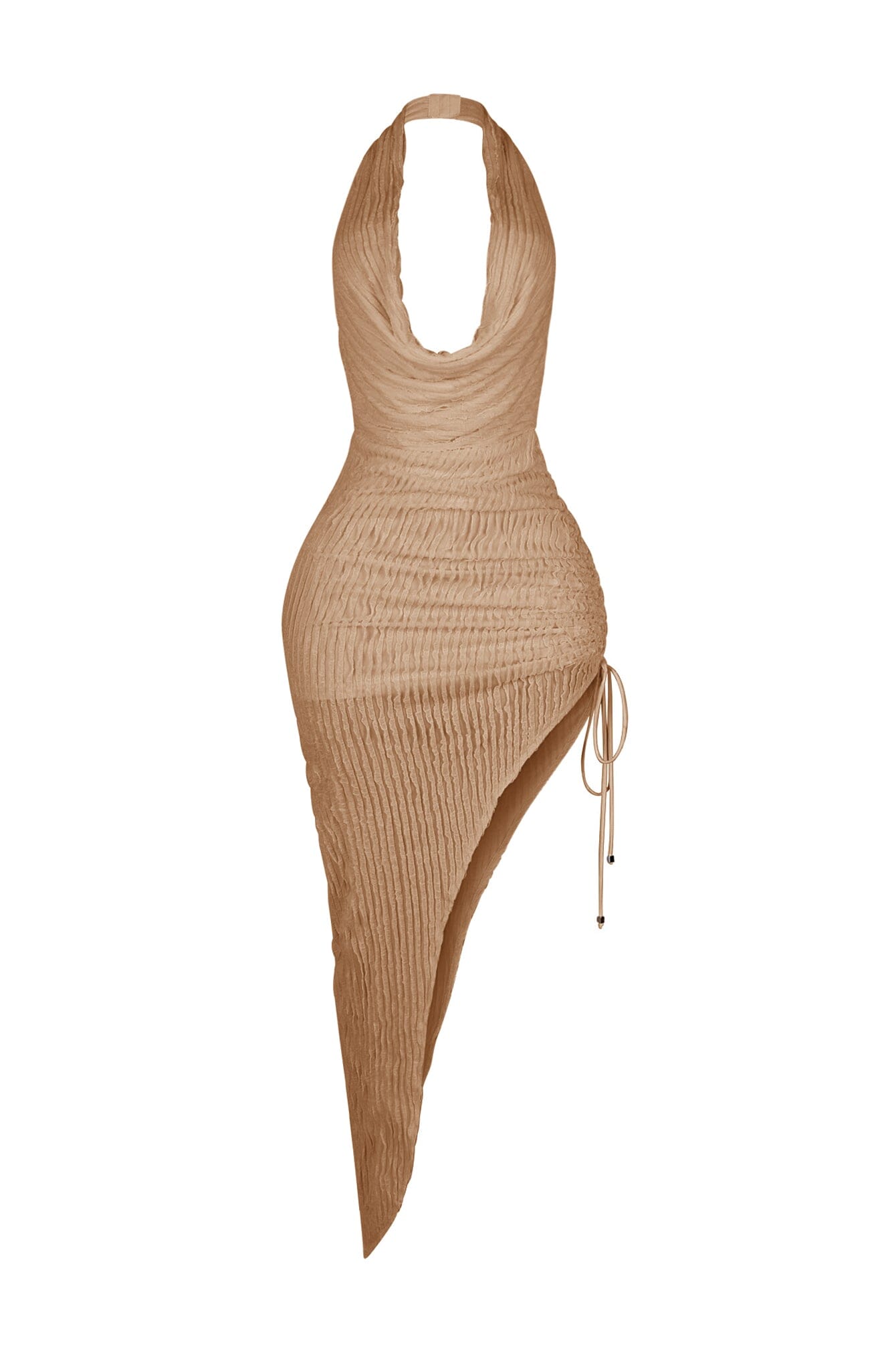 Seraphine Ruffle Cowl Neck Maxi Dress