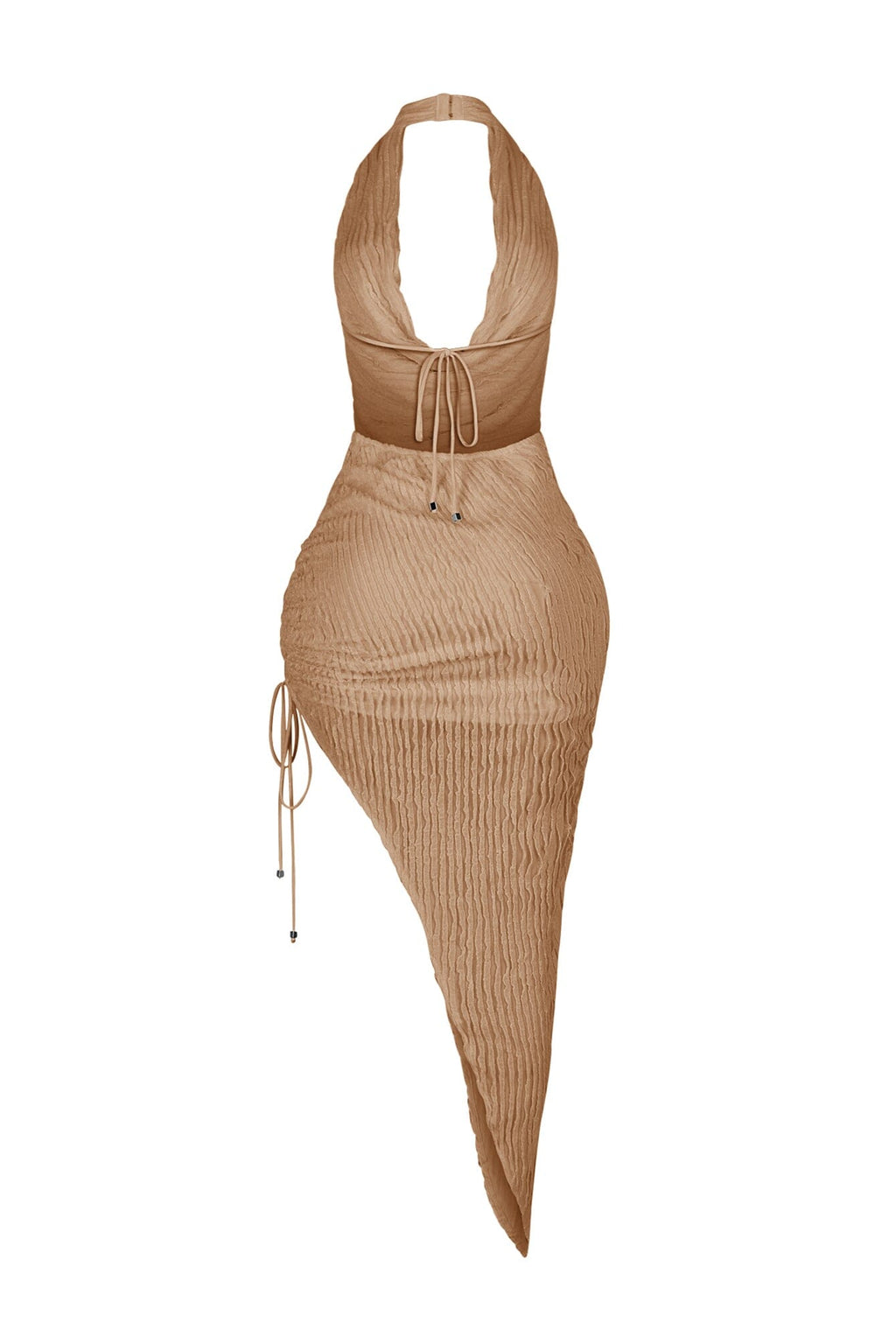 Seraphine Ruffle Cowl Neck Maxi Dress