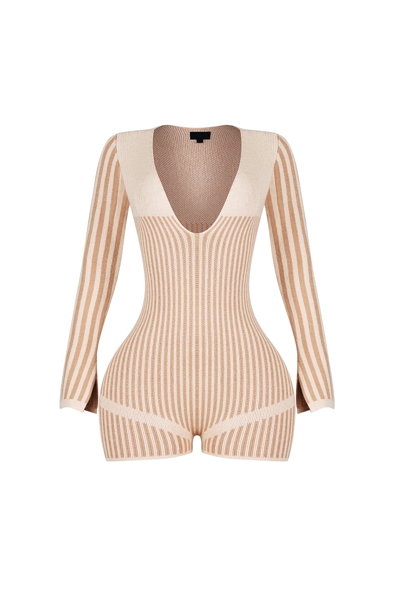 Stripe Bow Back Babe Romper