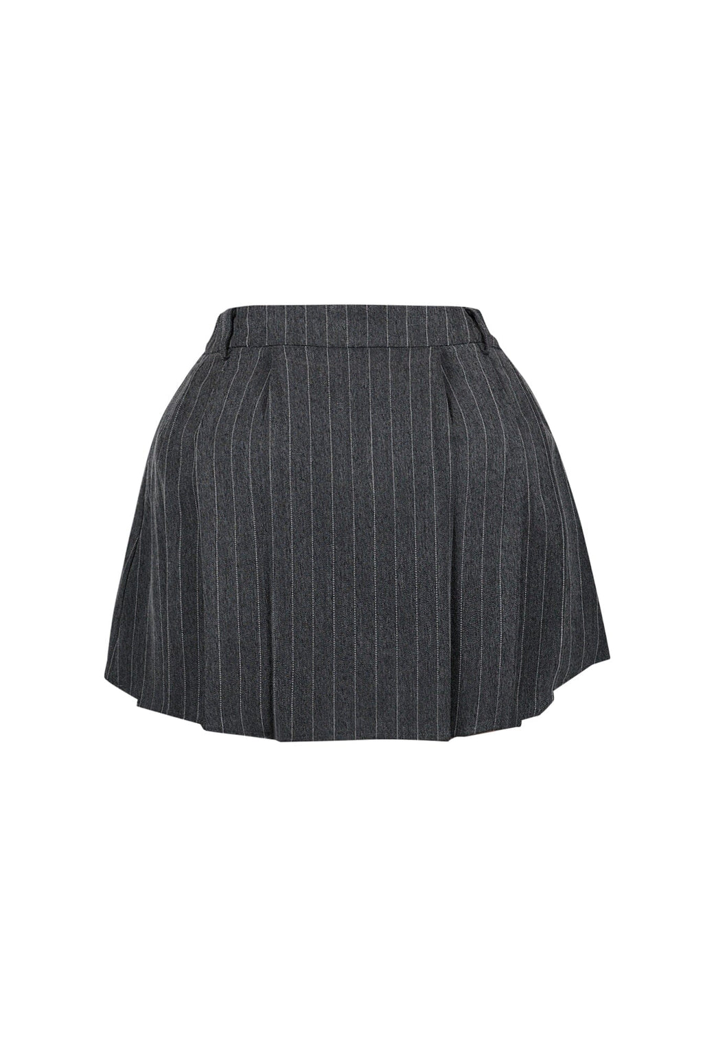 Kamali Pin Stripe Woven Tailored Mini Skirt