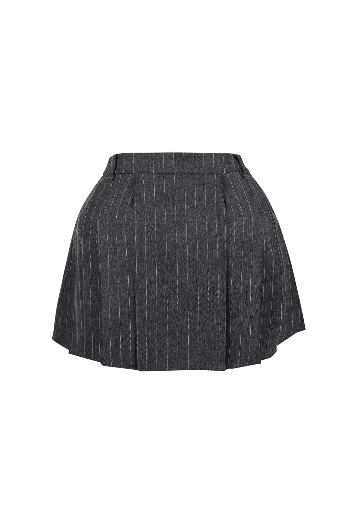 Kamali Pin Stripe Woven Tailored Mini Skirt