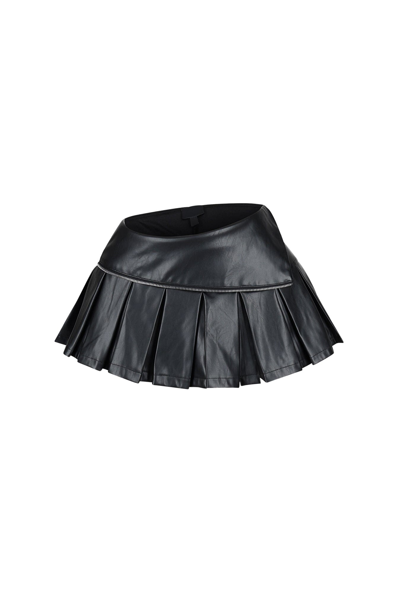 Pleated Charm Mini Skirt