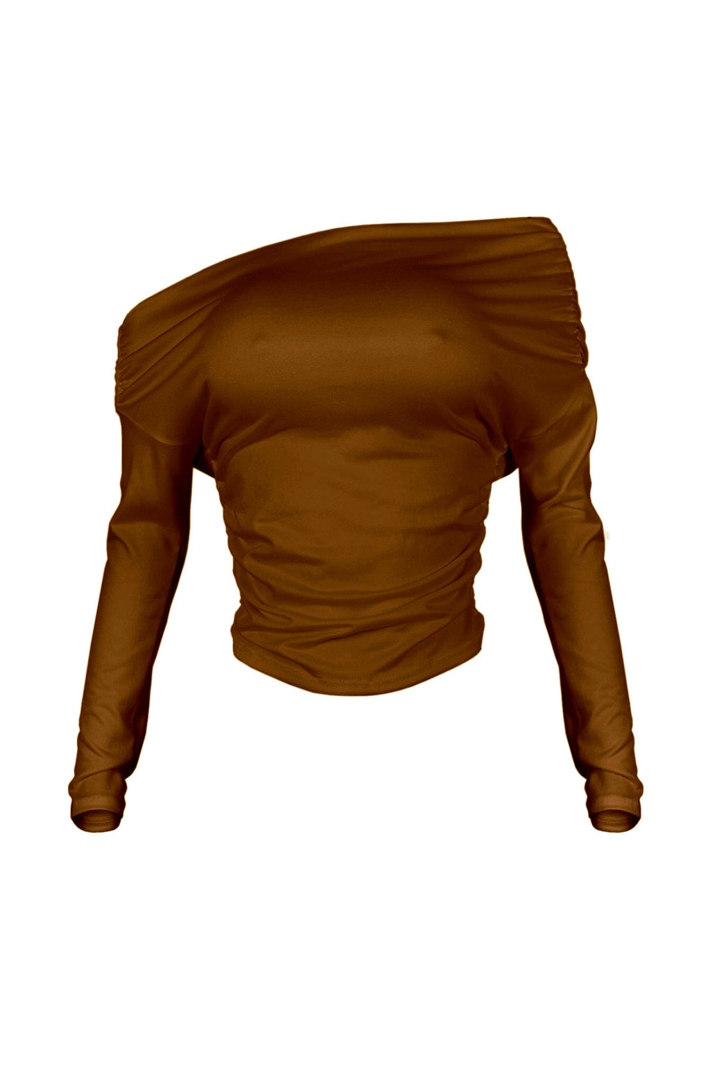 Angelina Off Shoulder Ruched Top