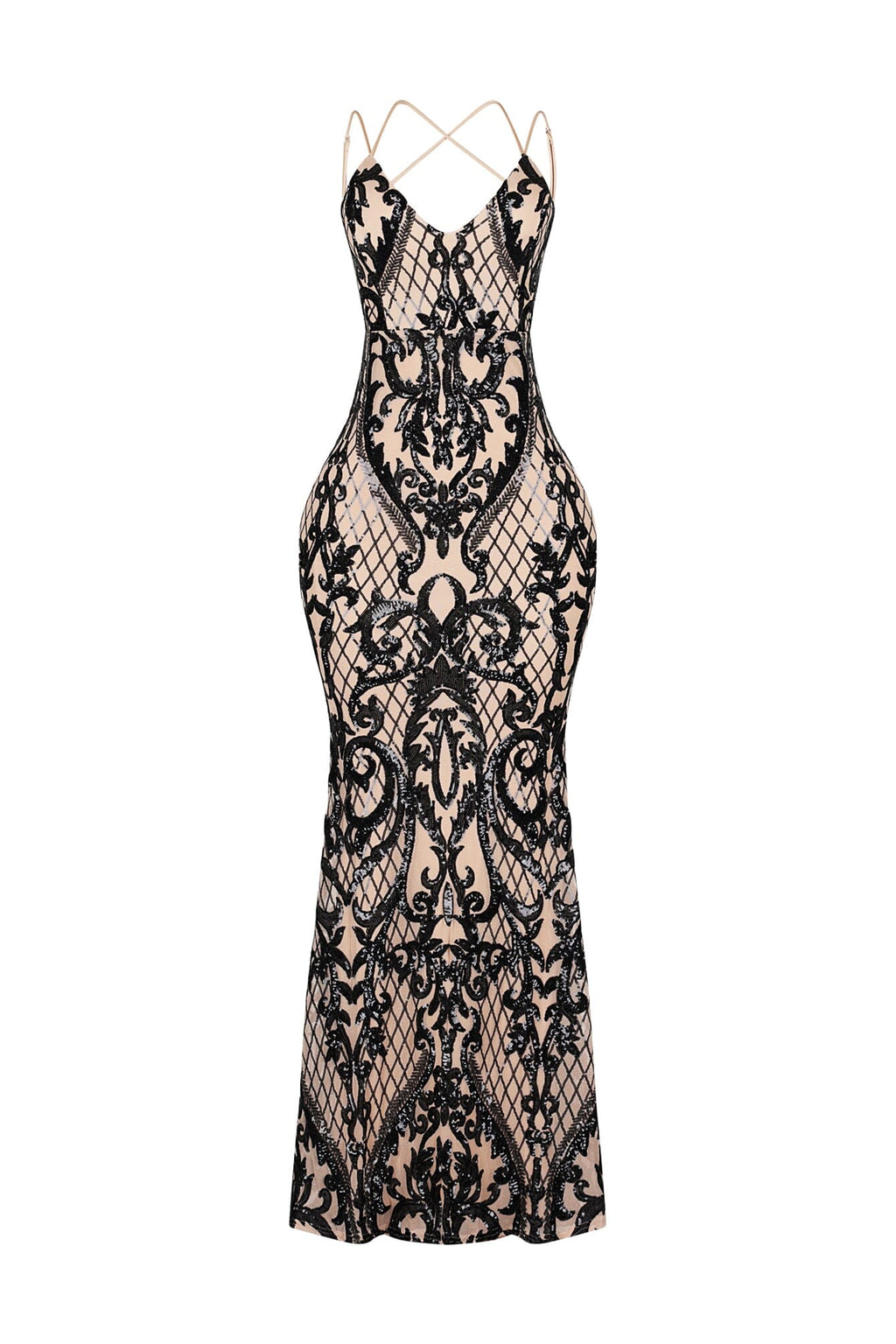 Party Perfect Sequin Maxi Dress