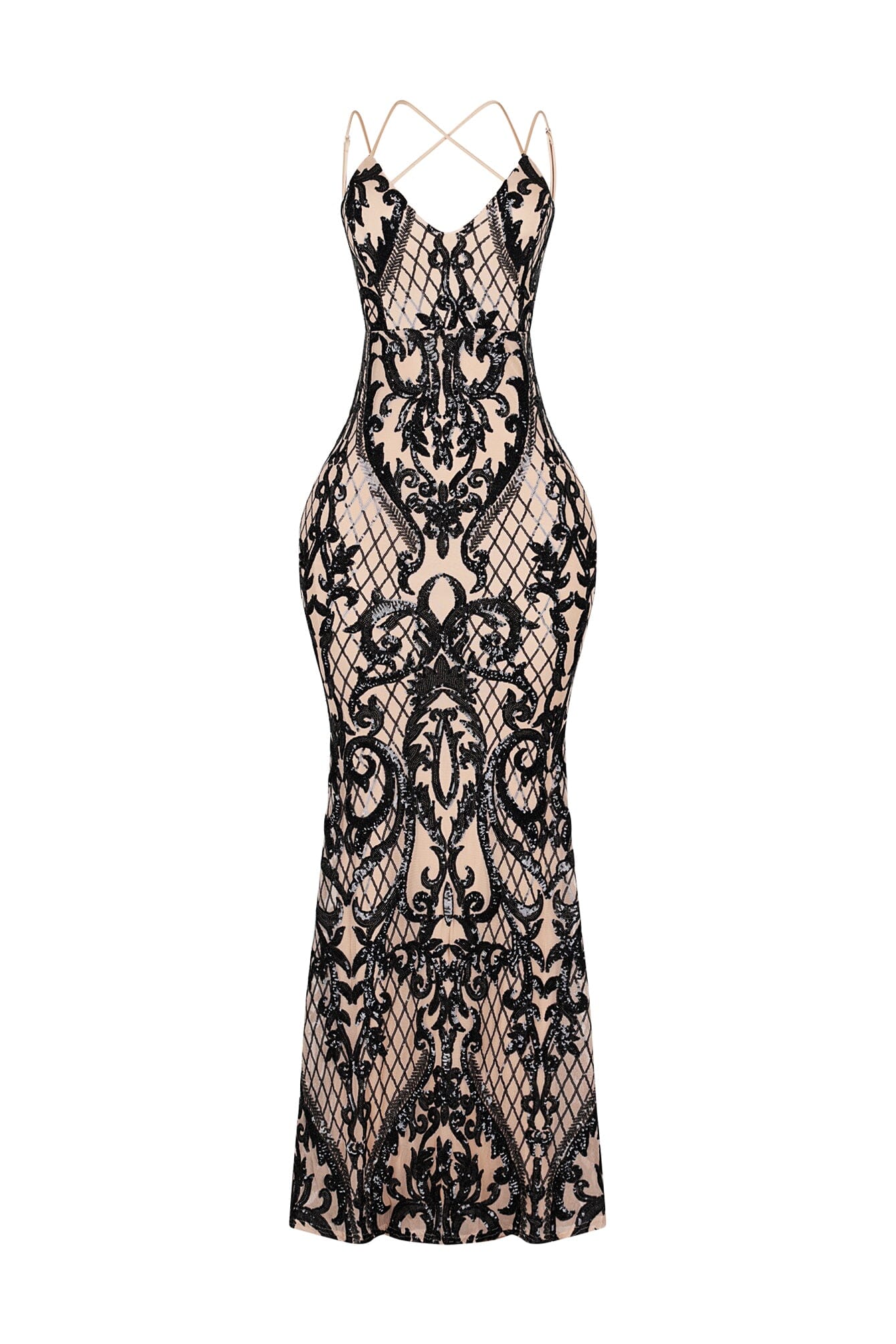 Party Perfect Sequin Maxi Dress