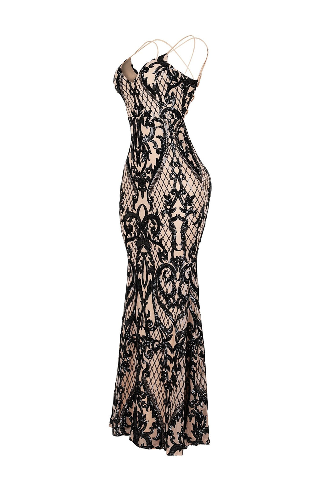 Party Perfect Sequin Maxi Dress