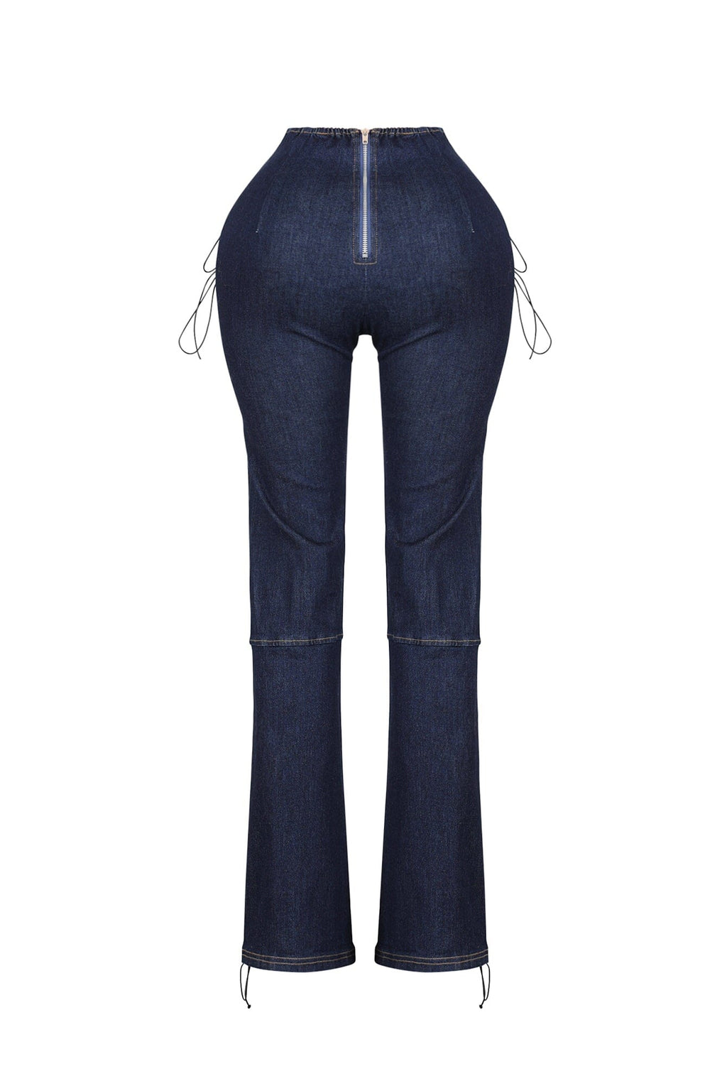Marise High Waist Lace Up Jeans