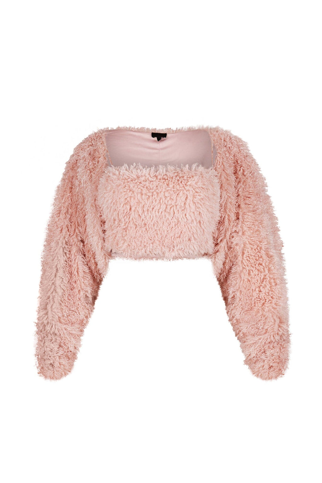 Coquette Poodle Tank Top With Bolero SET