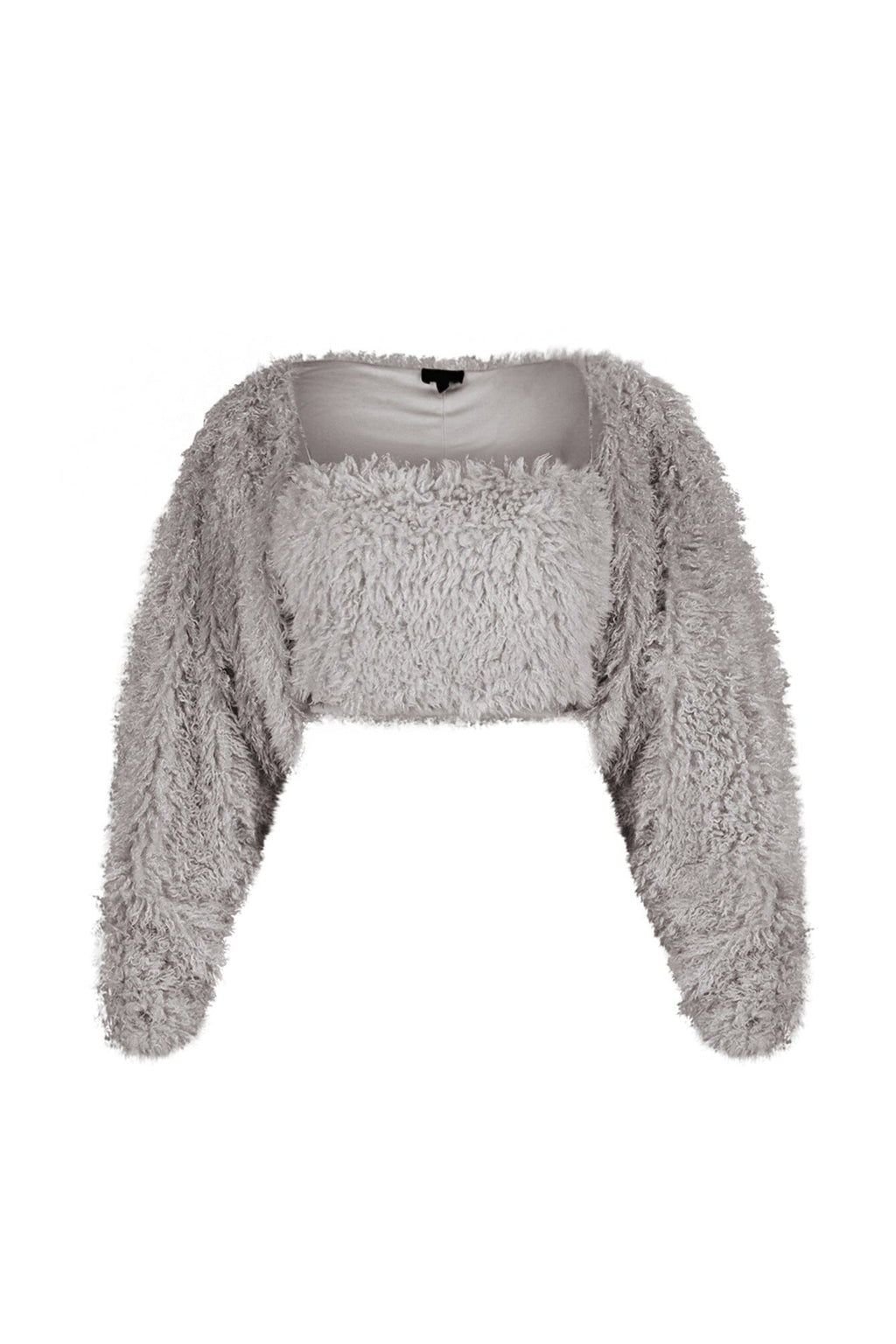 Coquette Poodle Tank Top With Bolero SET