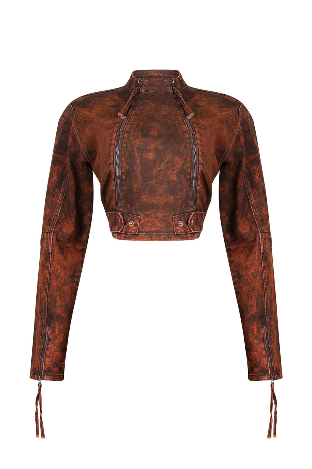 Mid City Mineral Washed 2 Zipper Jacket