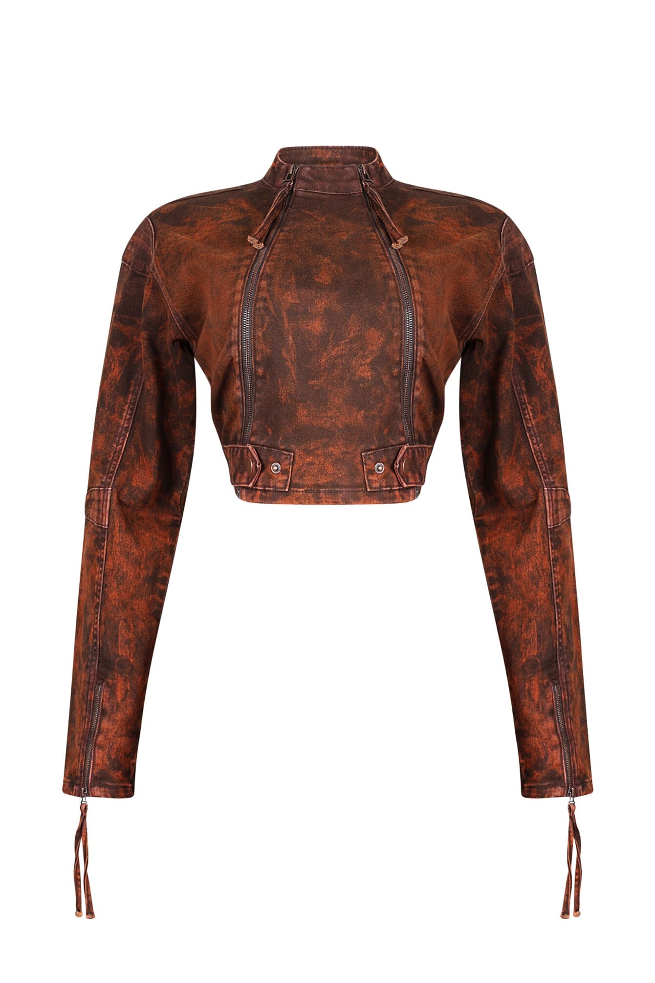 Mid City Mineral Washed 2 Zipper Jacket