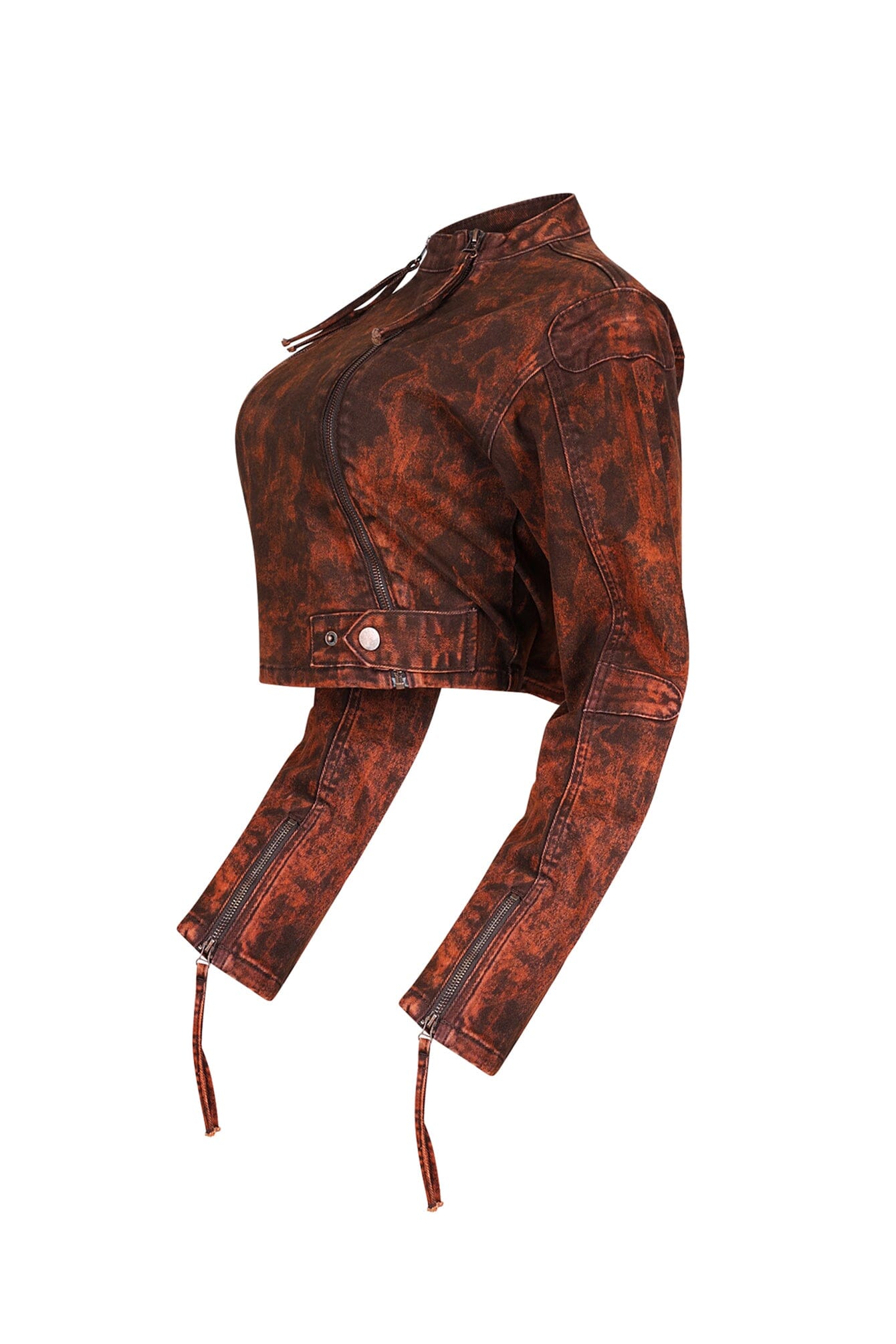 Mid City Mineral Washed 2 Zipper Jacket