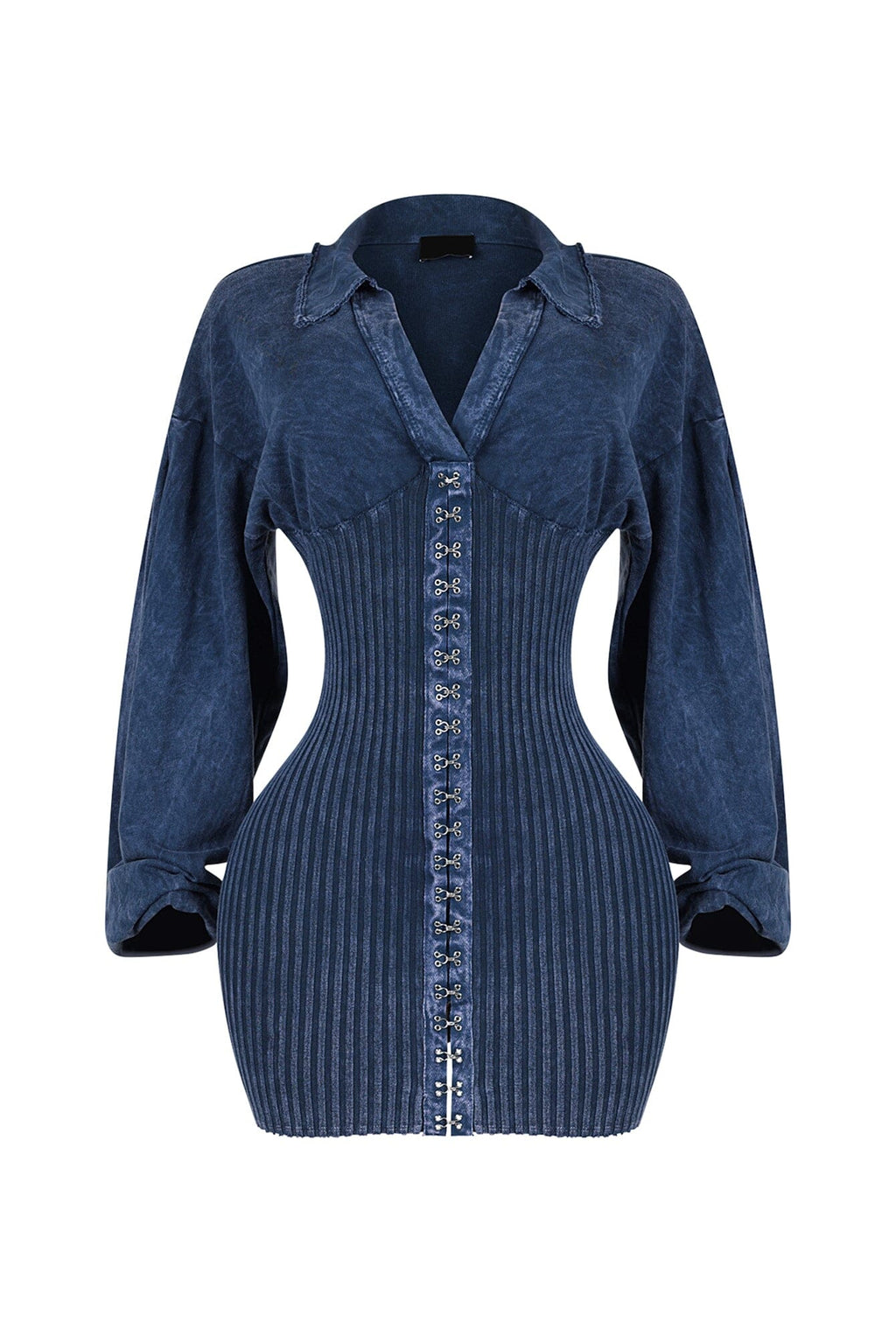 Natasha Mineral Washed Corset Mini Dress