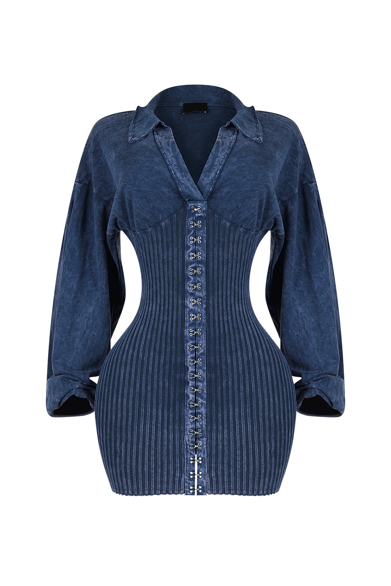 Natasha Mineral Washed Corset Mini Dress