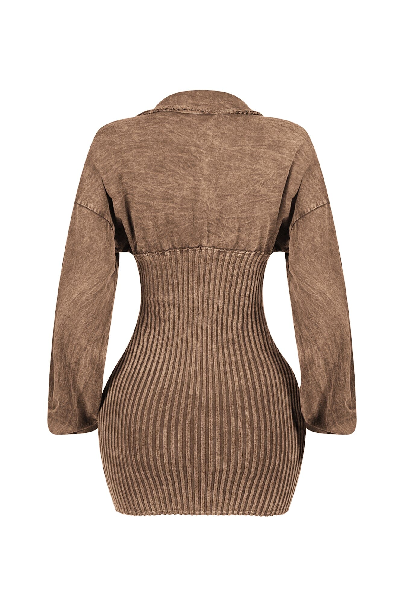 Natasha Mineral Washed Corset Mini Dress