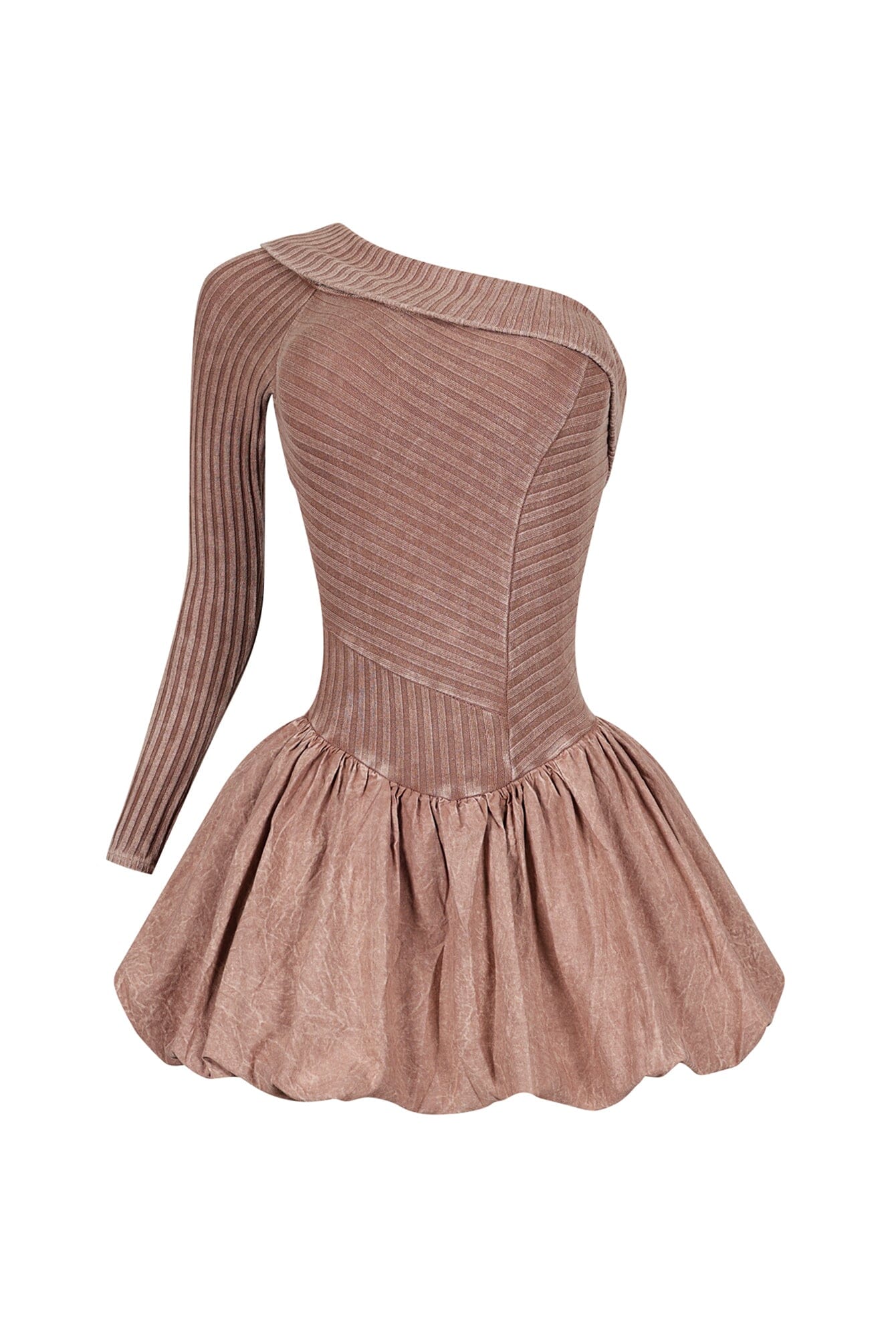 Reigh Mineral Washed Bubble Mini Dress