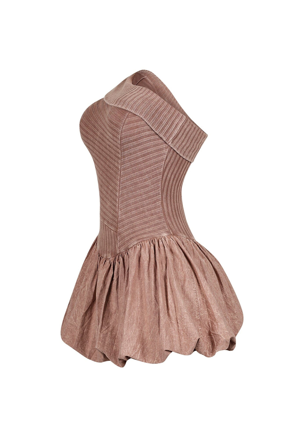 Reigh Mineral Washed Bubble Mini Dress