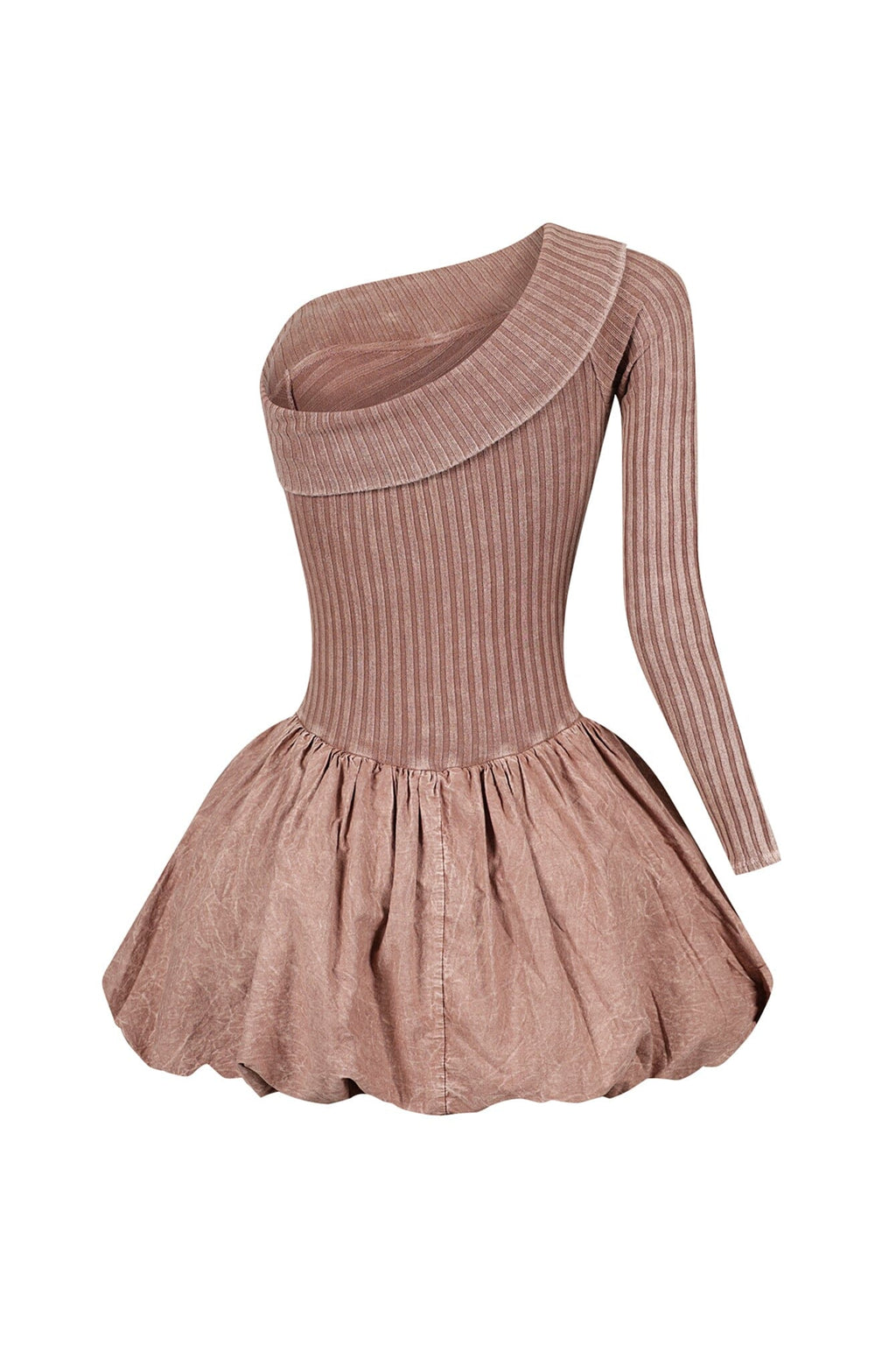 Reigh Mineral Washed Bubble Mini Dress