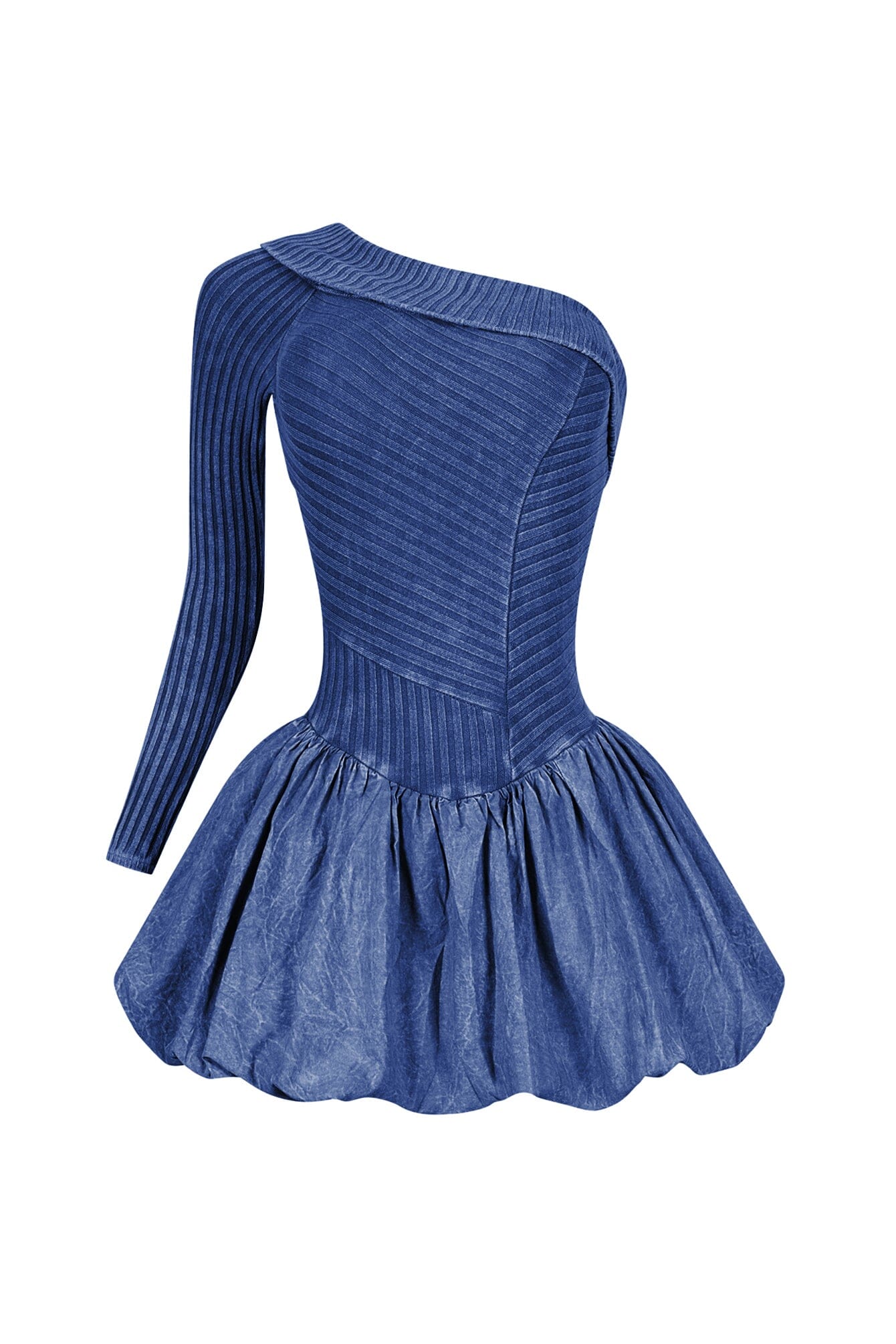 Reigh Mineral Washed Bubble Mini Dress