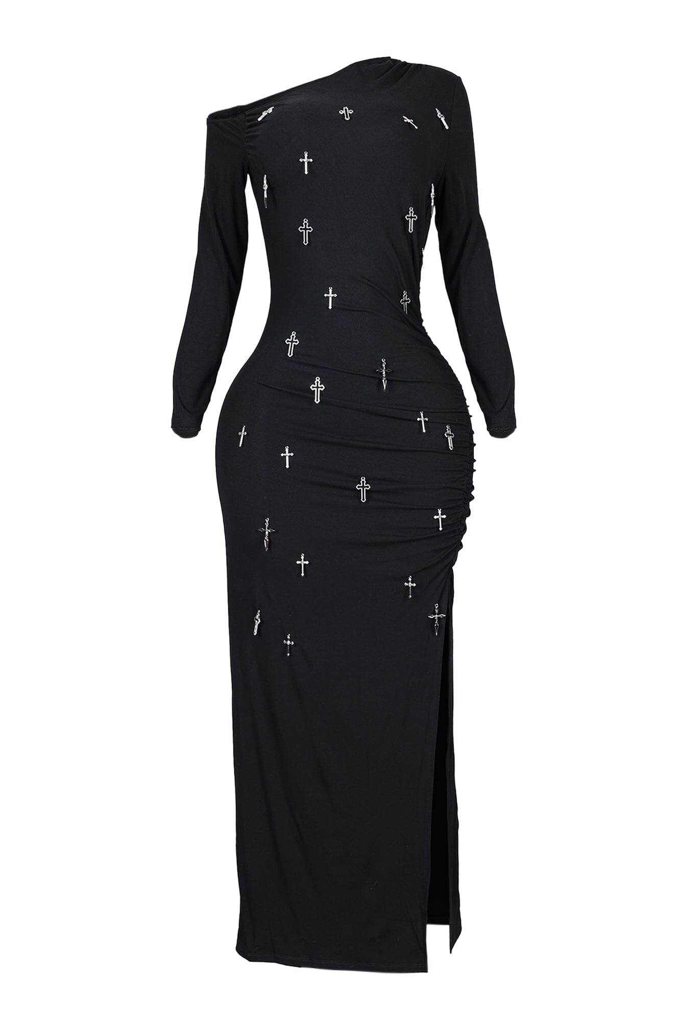 Set Me Free Cross Metal Maxi Dress