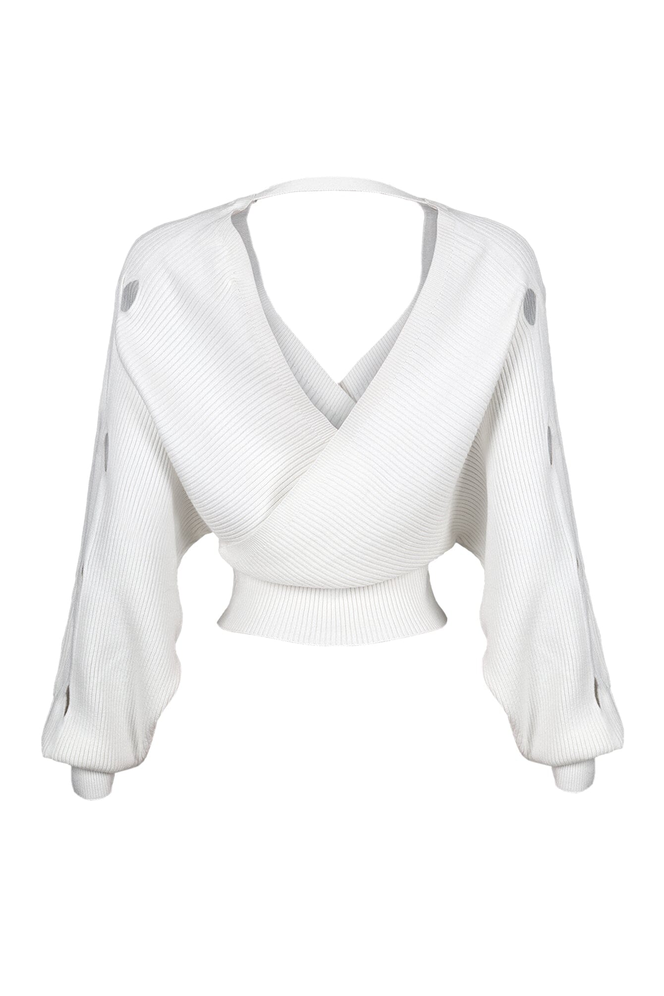 Vanessa Off Shoulder Sleeve Cutout Sweater