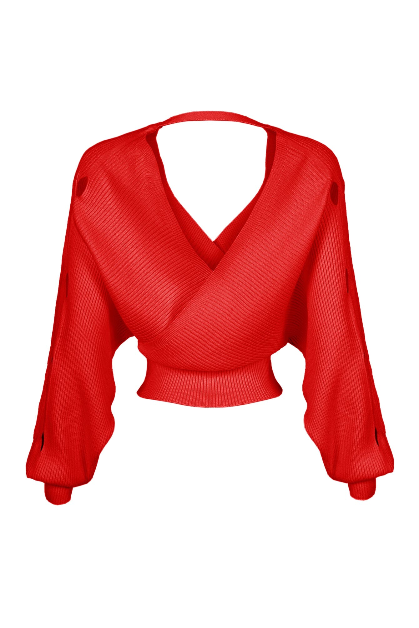 Vanessa Off Shoulder Sleeve Cutout Sweater