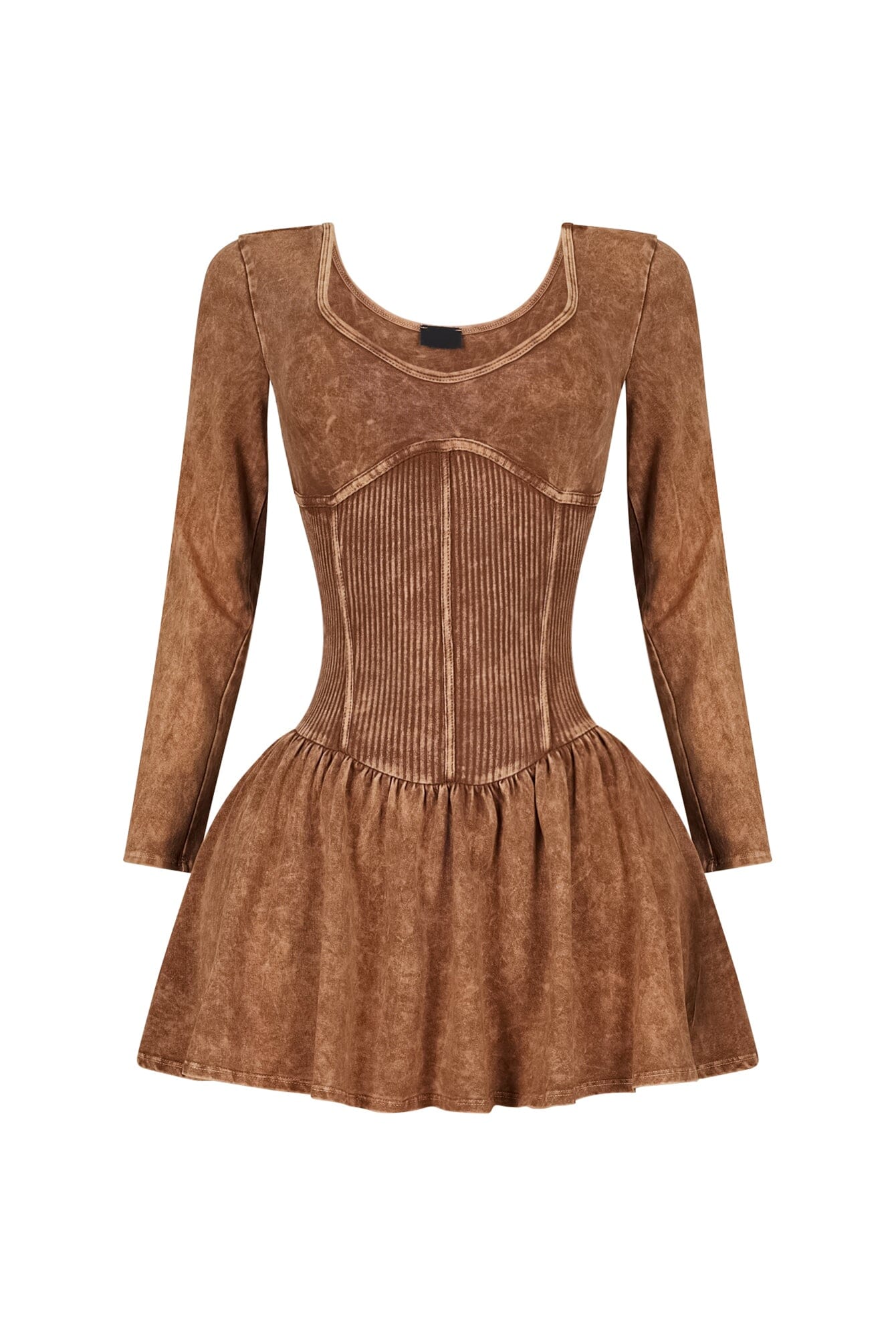Chelsea Mineral Washed Corset Mini Dress