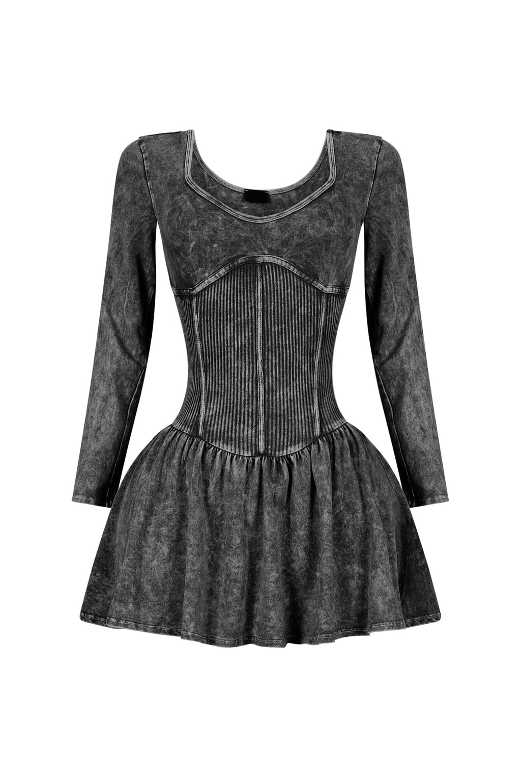 Chelsea Mineral Washed Corset Mini Dress