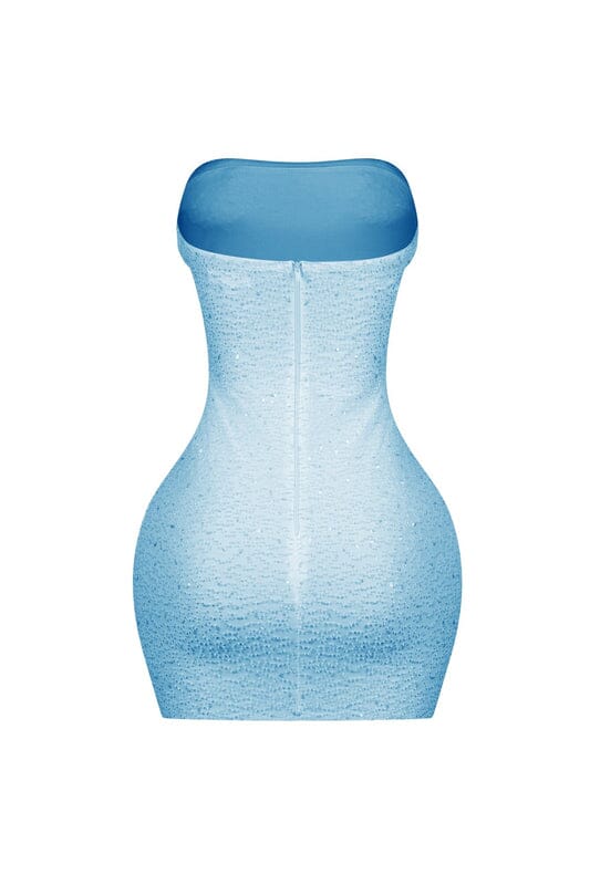 Greer Mesh Beaded Mini Dress